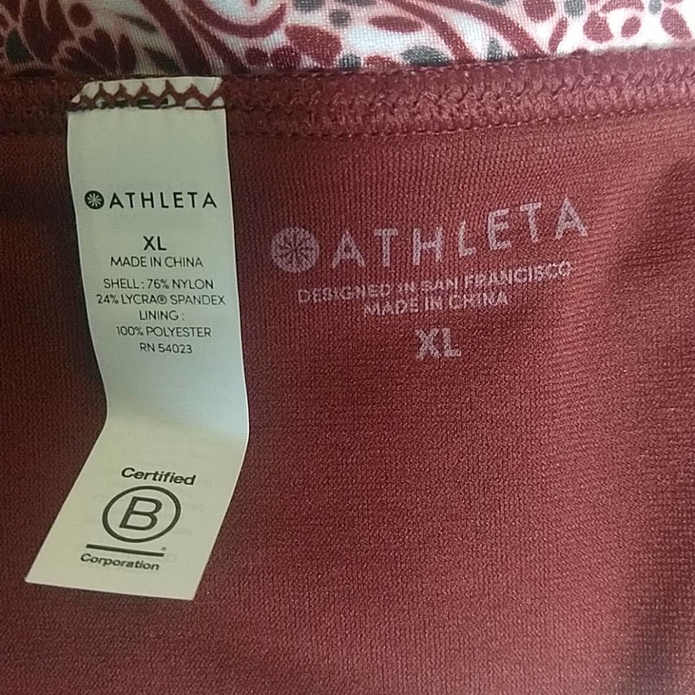 Athleta Aqualuxe Batik Swimsuit Bikini Bottom - Picture 12 of 14